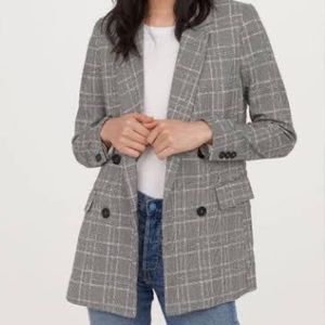 *NWT!* H&M Checked Blazer